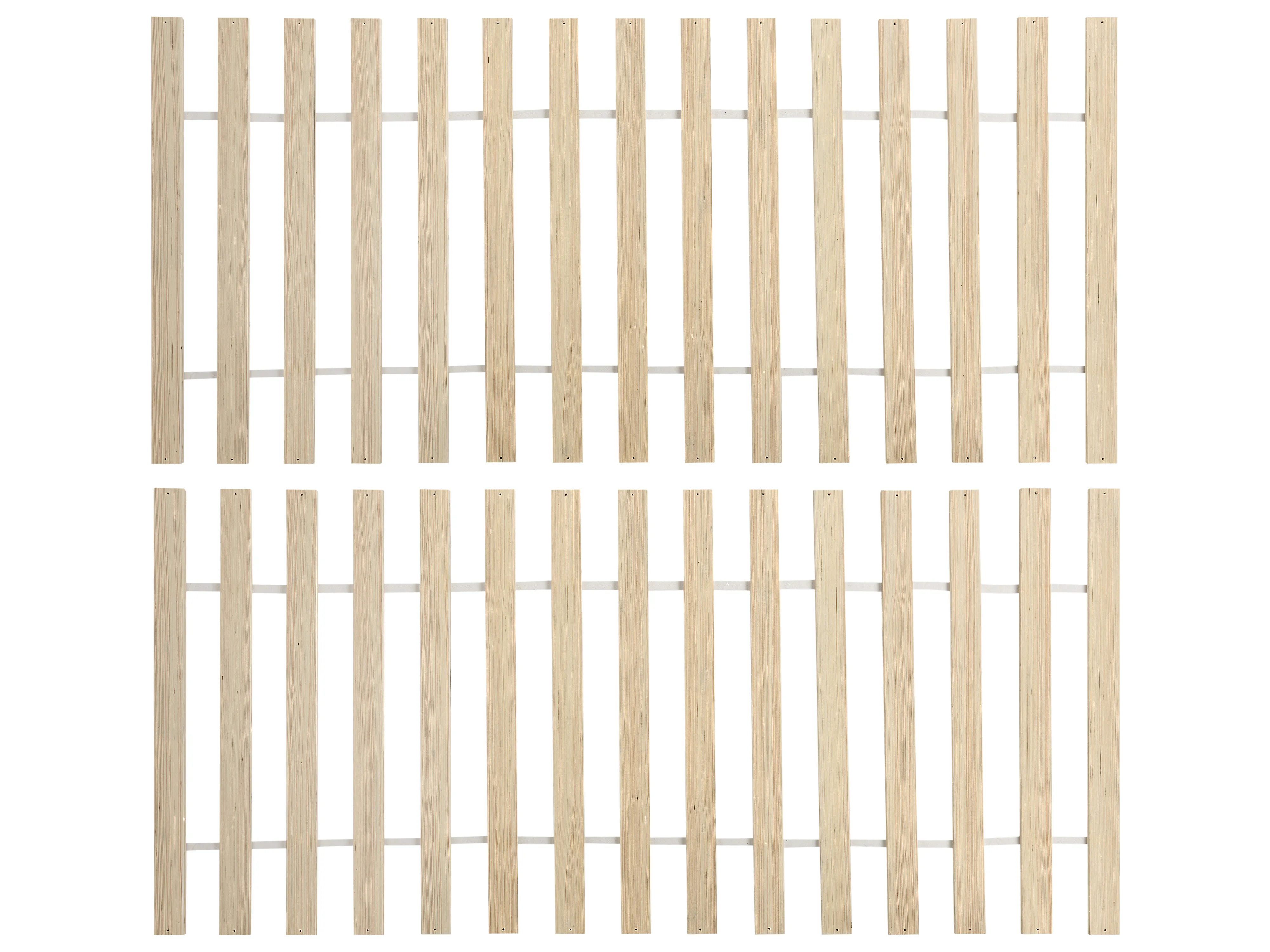 Bed Dennenhout OLENDON 180 x 200 cm Wit
