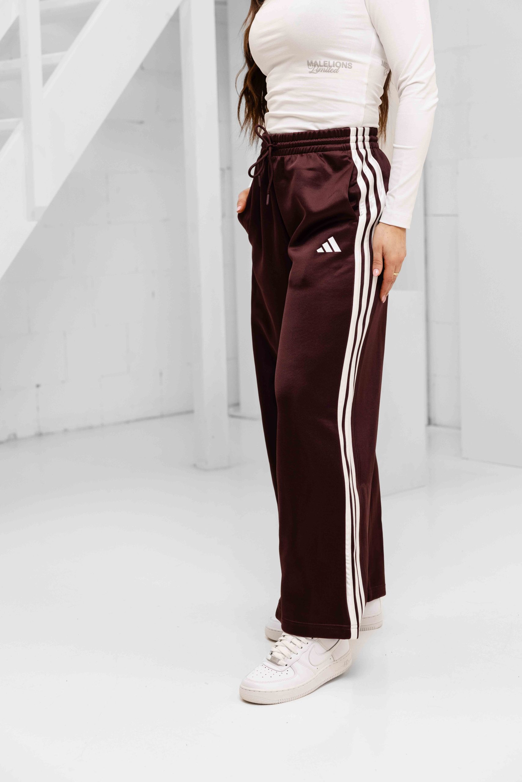 Adidas Stadium Trainingsbroek Dames Donkerrood