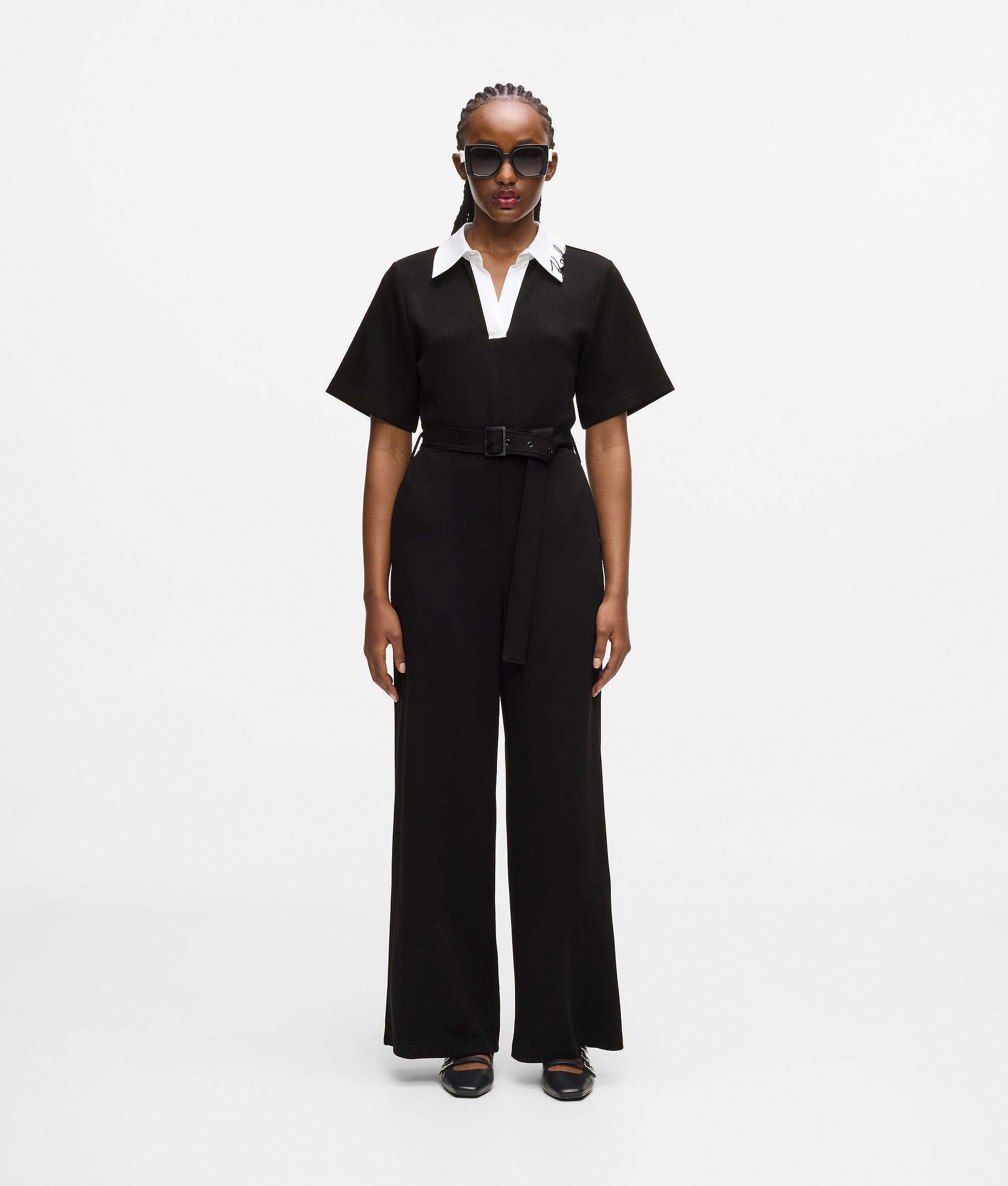 Jumpsuit met Signature-kraag