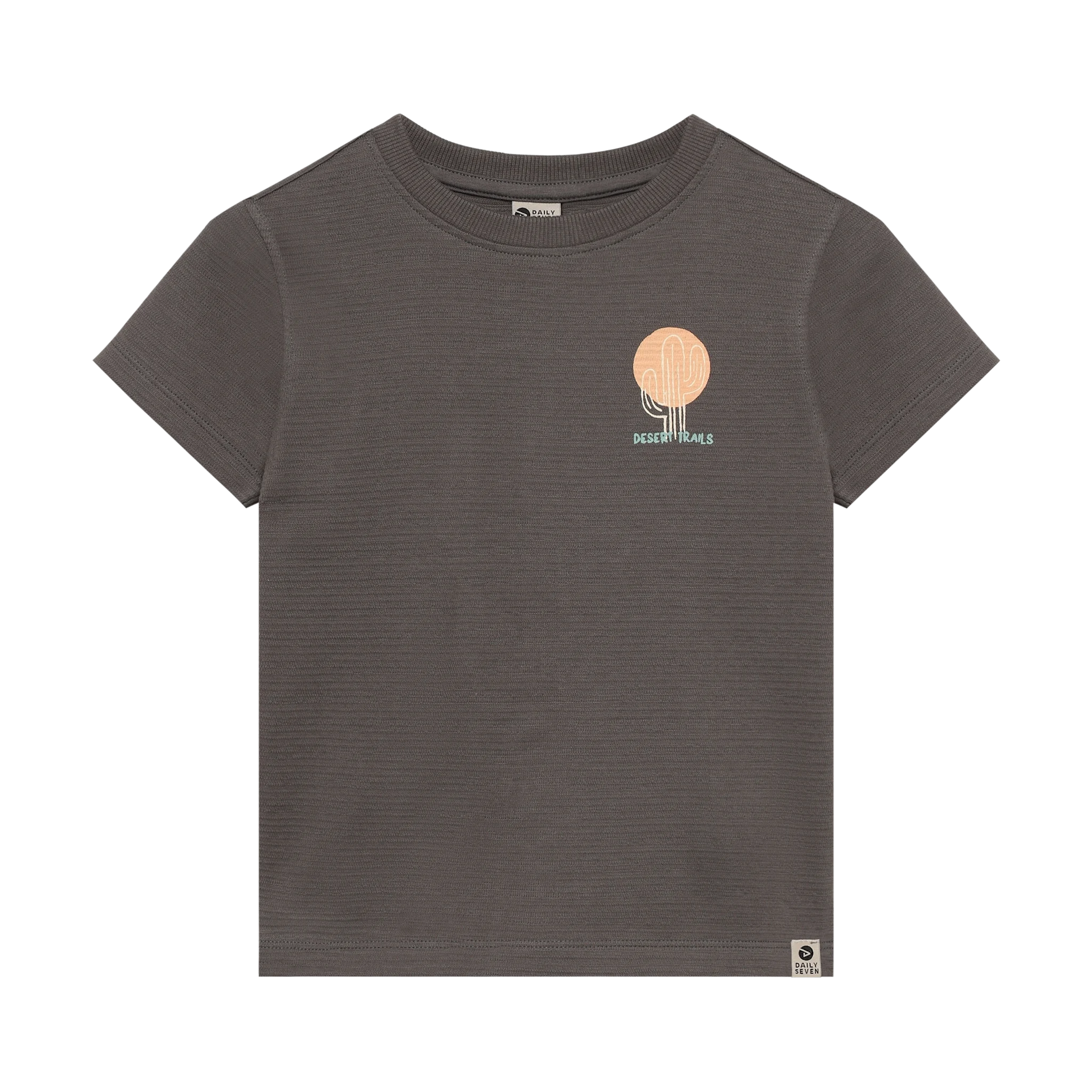 Daily7 Daily7 t-shirt structure print thunderstorm