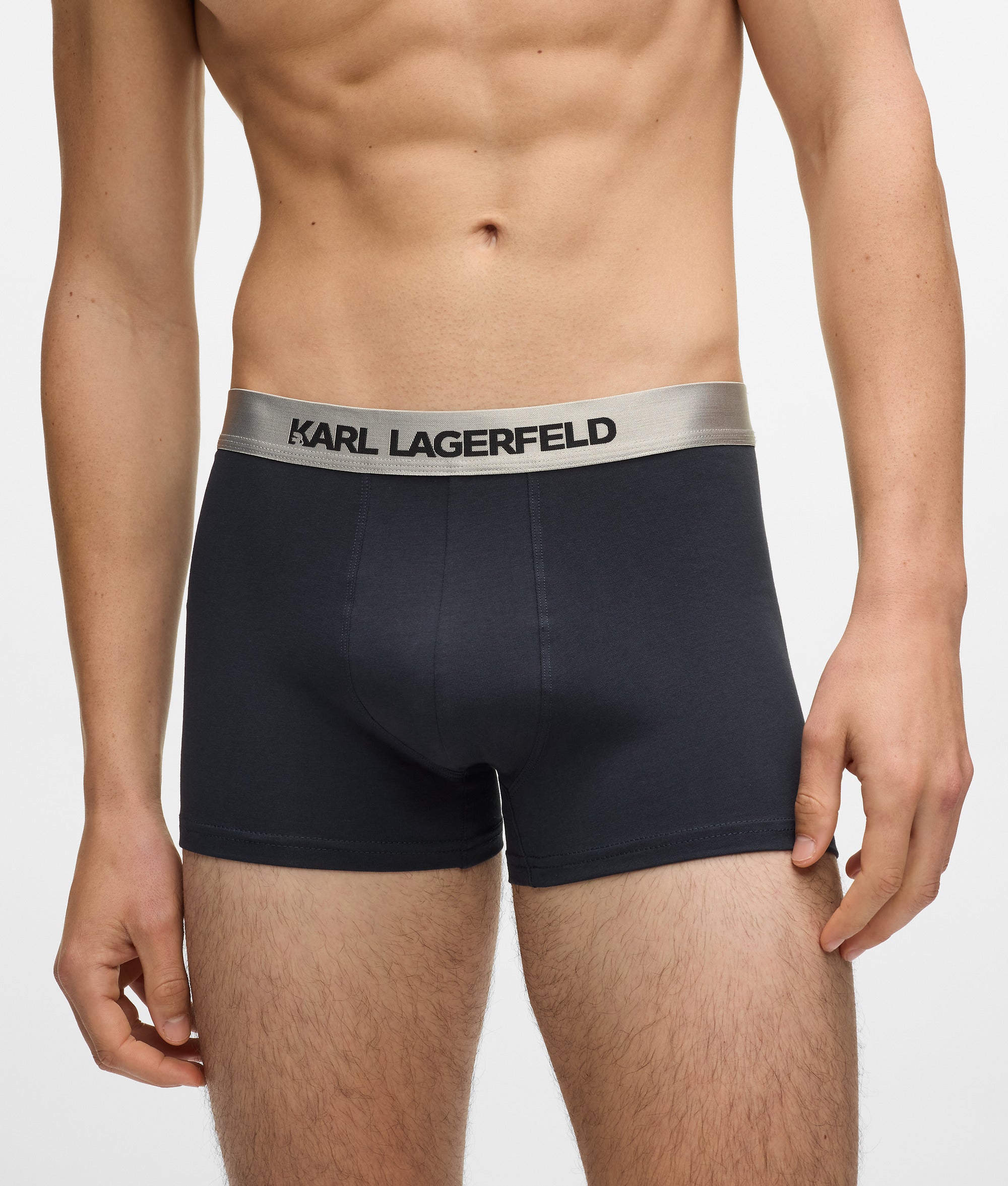 Metallic boxers met logo – 3 stuks