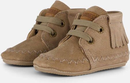 Shoesme Bp24w008 Sneakers Unisex Leren Sneaker Taupe