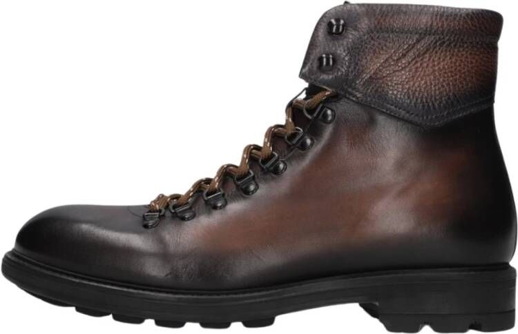 MAGNANNI Veterboots Heren 25407 Maat: 44 Materiaal: Leer Kleur: Bruin