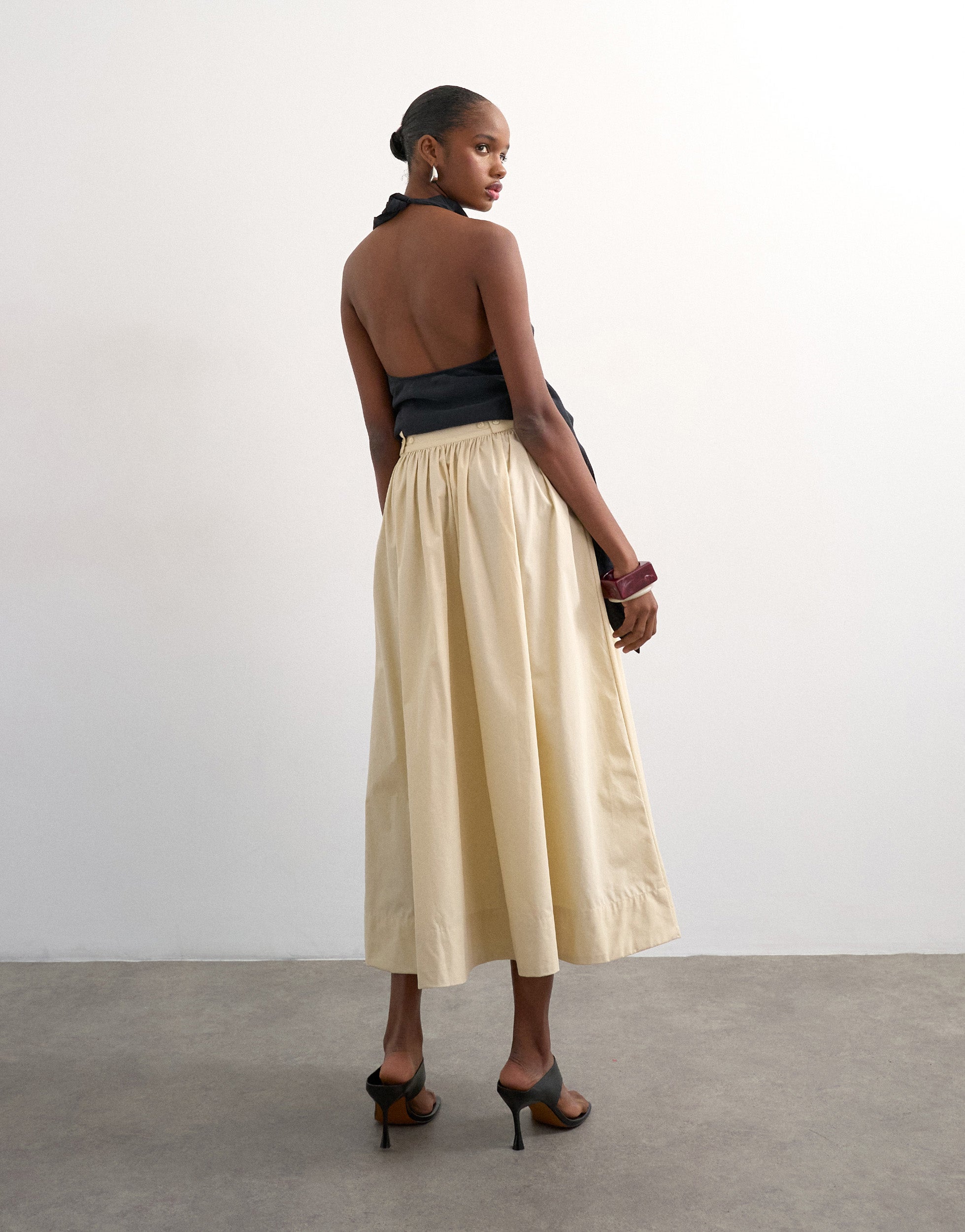 TSSALLY Low waist Lange rok