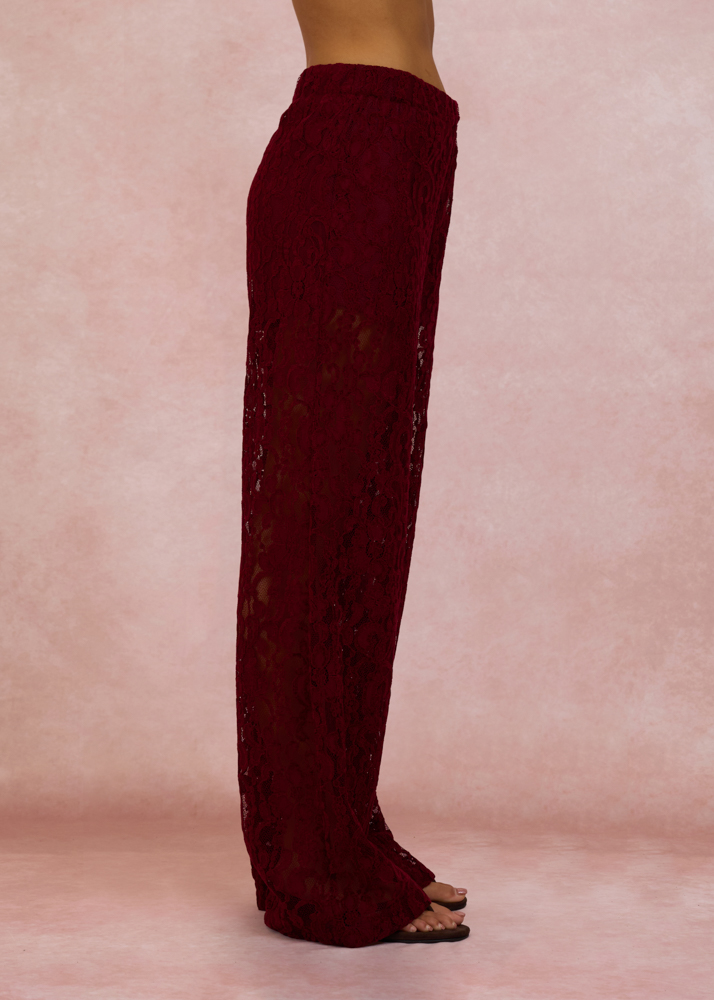 Blair broek burgundy