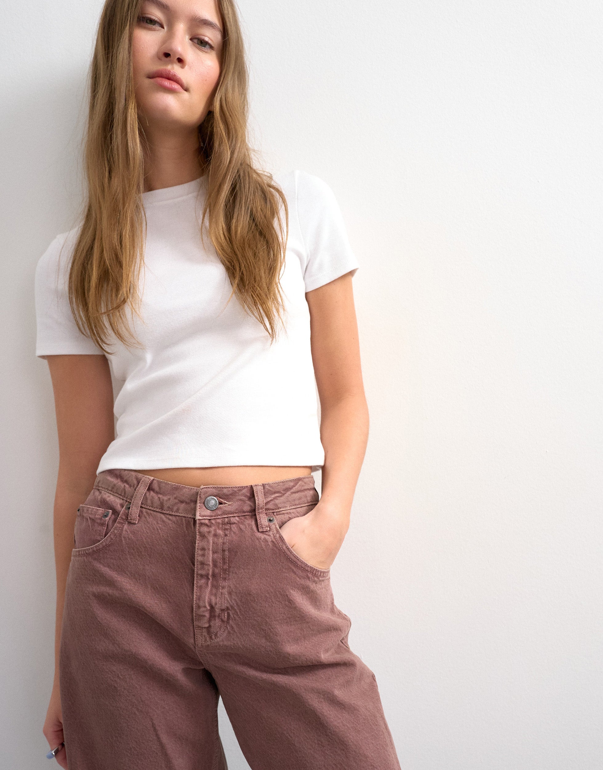 TSBARREL High rise Barrel fit Jeans