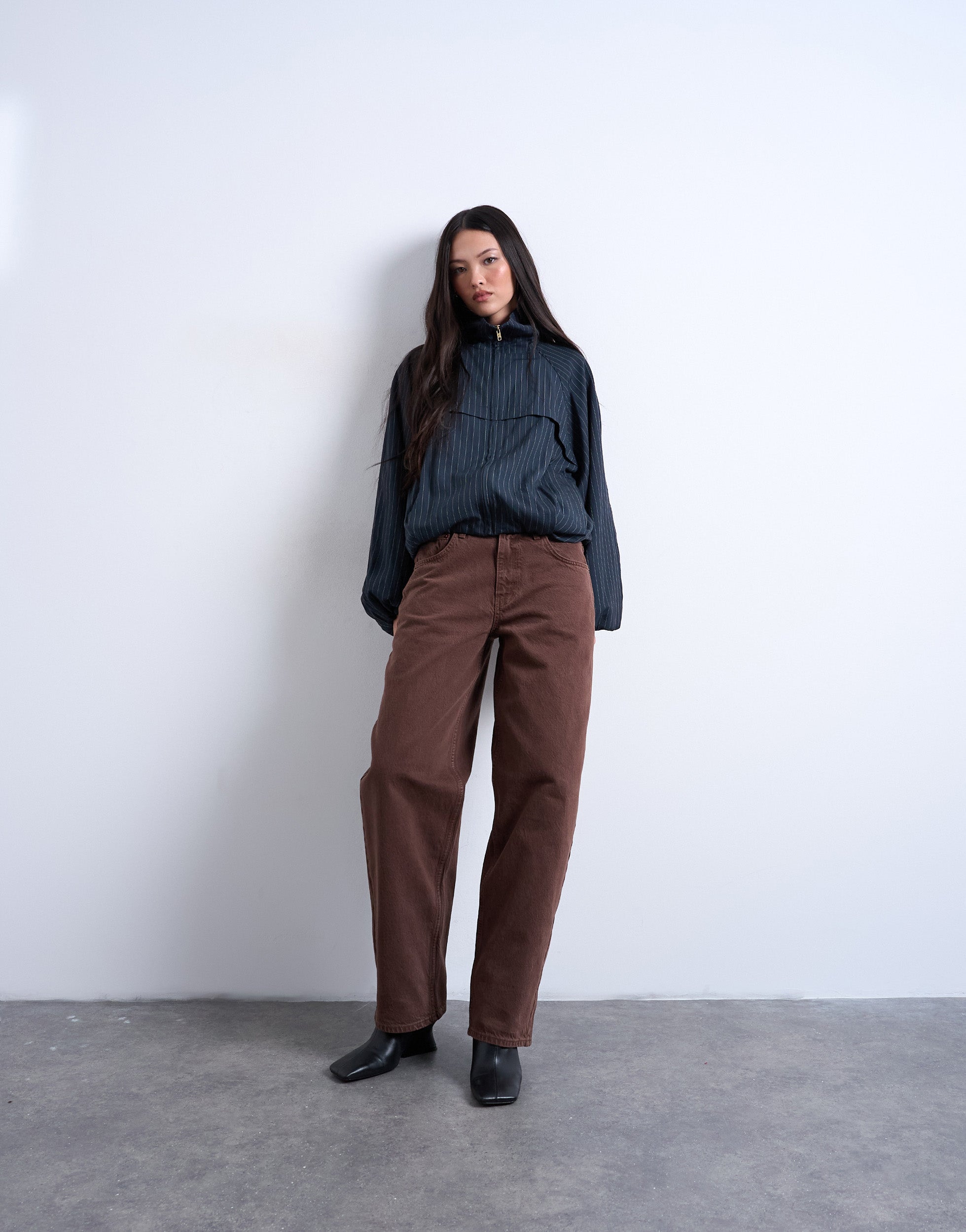 TSLOWRIE Low rise Baggy fit Jeans
