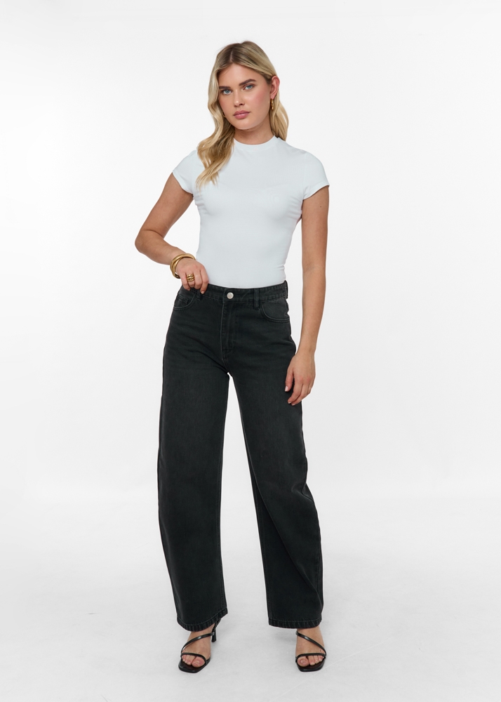 Balloon jeans zwart