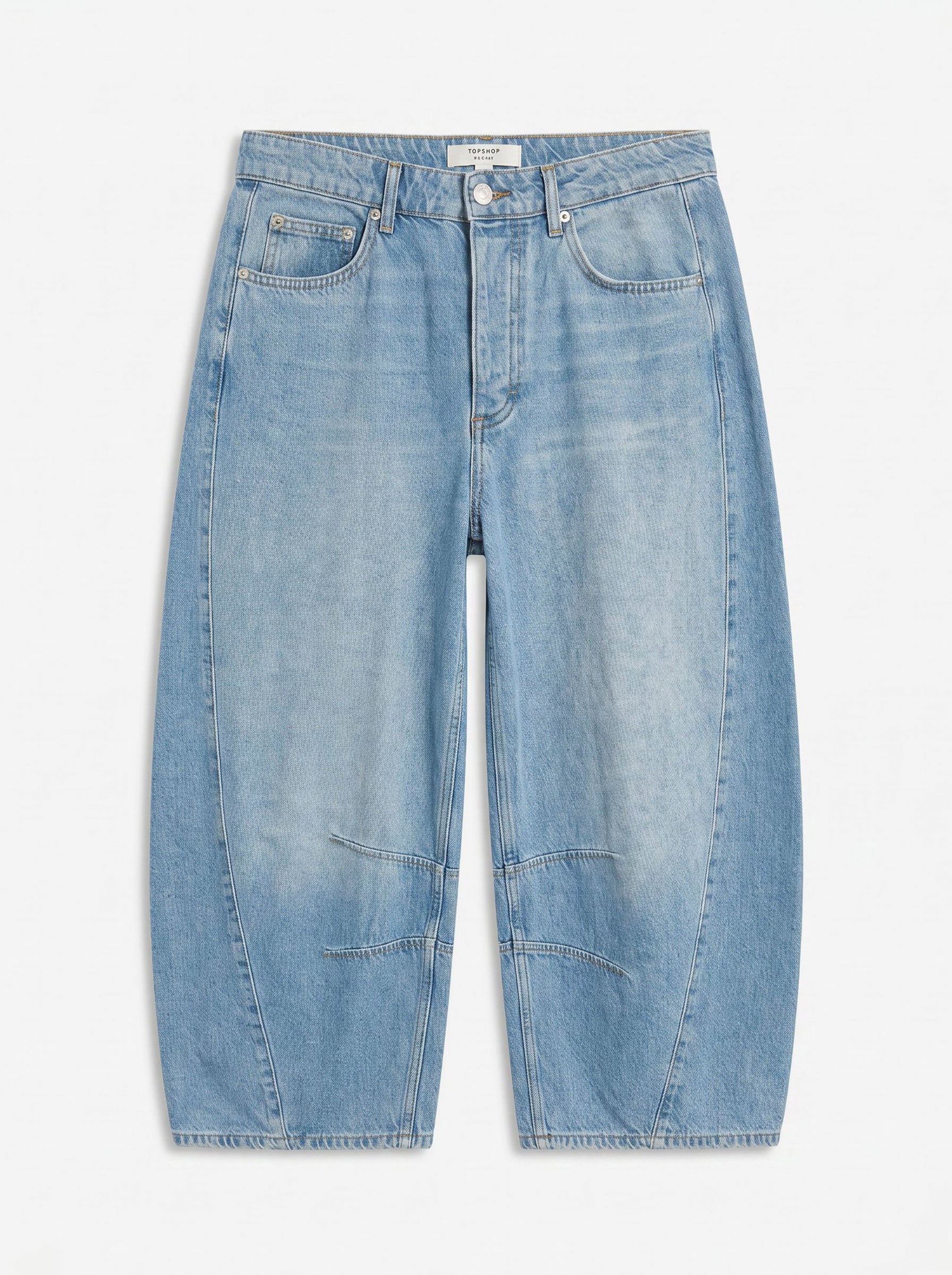 TSBELLA High rise Barrel fit Jeans