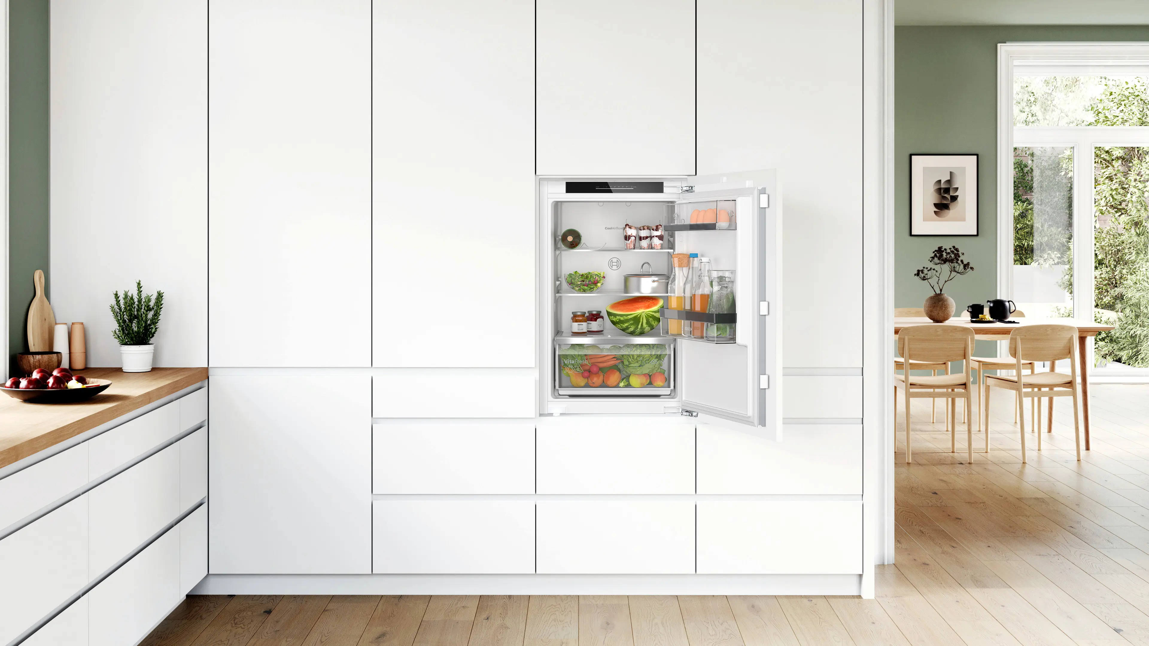 Serie 6 Inbouw koelkast 87.4 x 55.8 cm Vlakscharnier met SoftClose