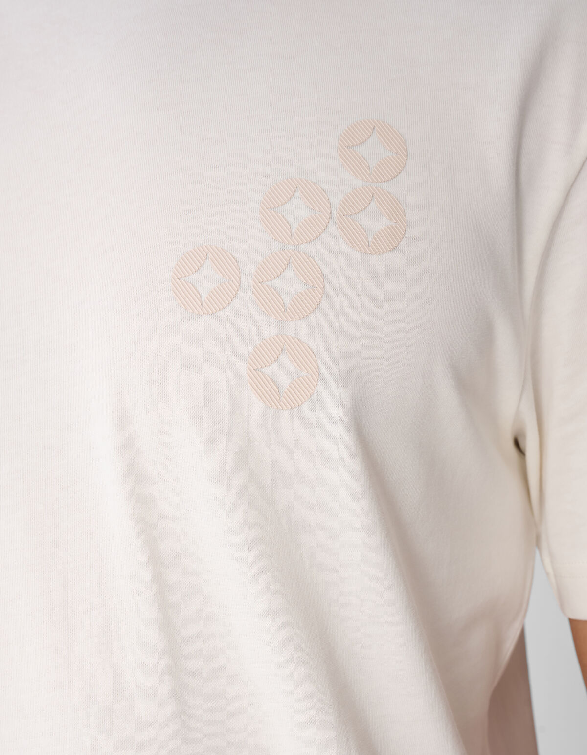 Spread Logo T-shirt Gebroken Wit