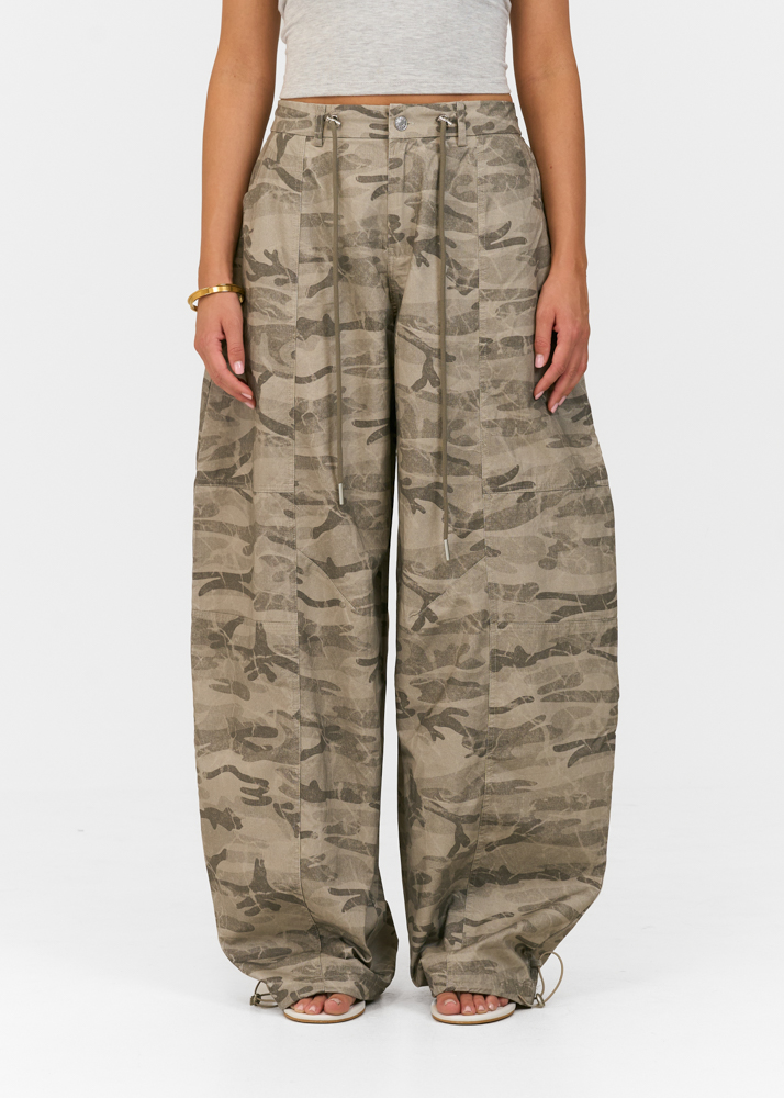 Jenn cargo broek lichtgroen