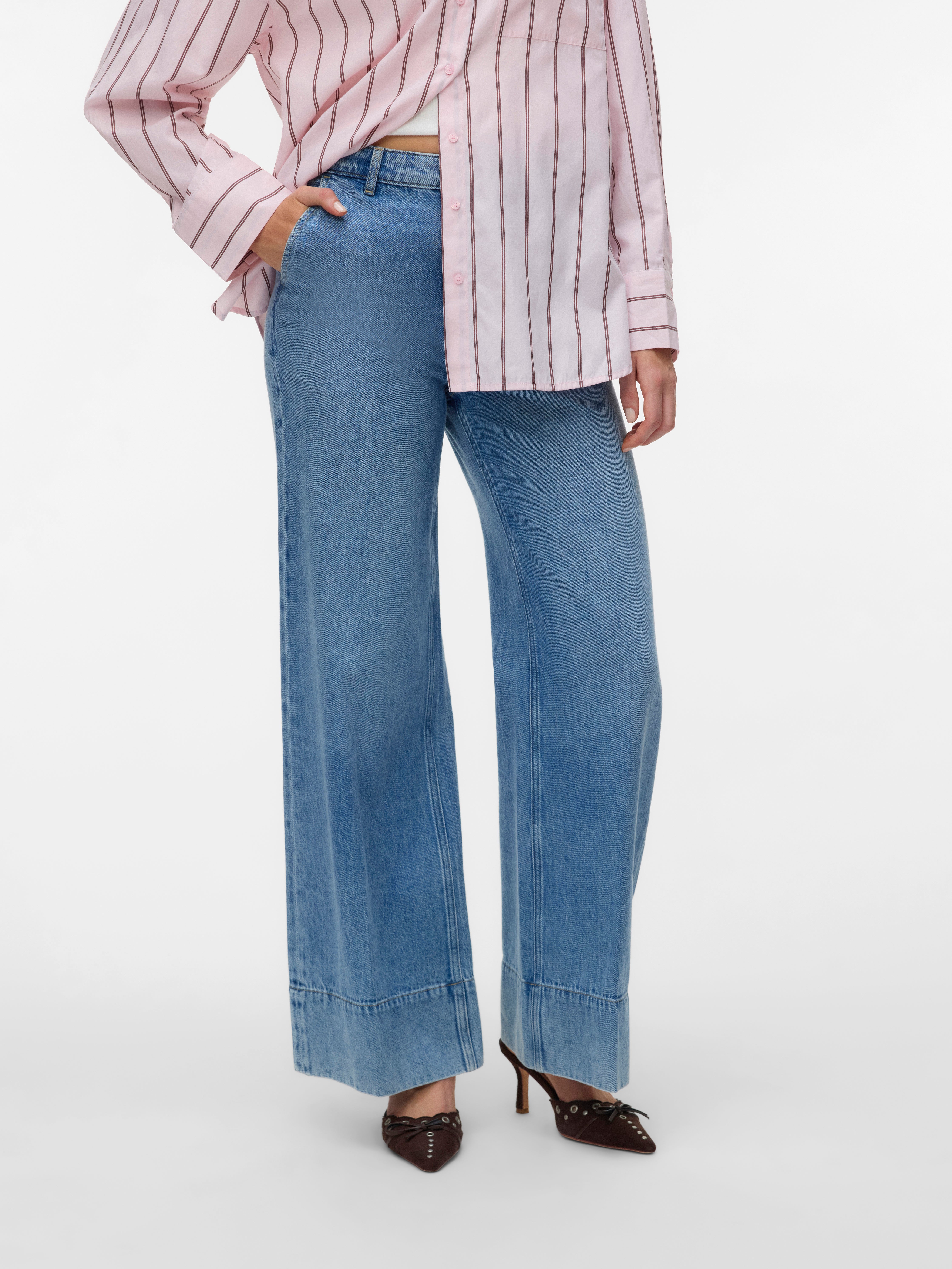 AWELANI High rise Wide leg fit Jeans