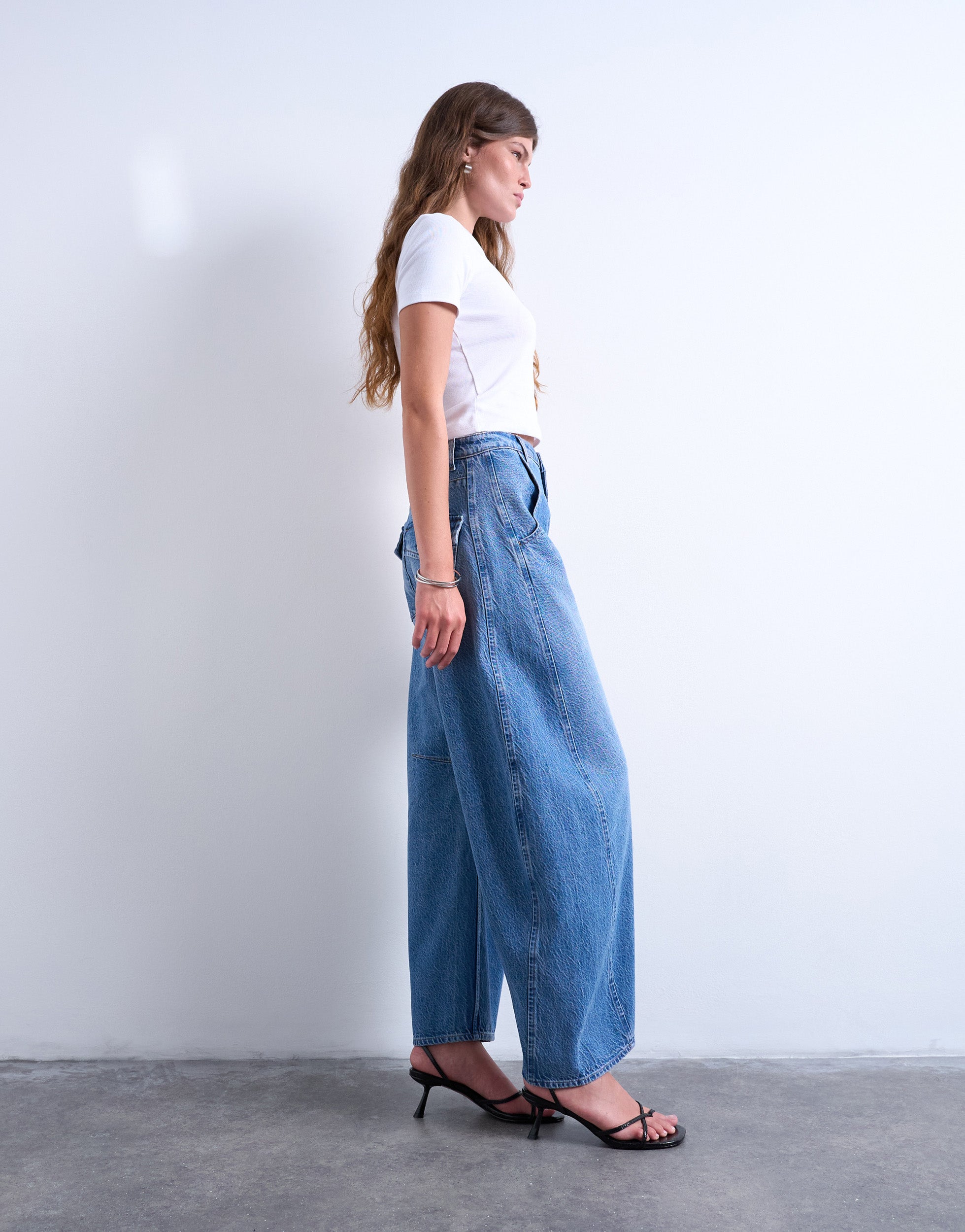 TSEMMA High rise Barrel fit Jeans