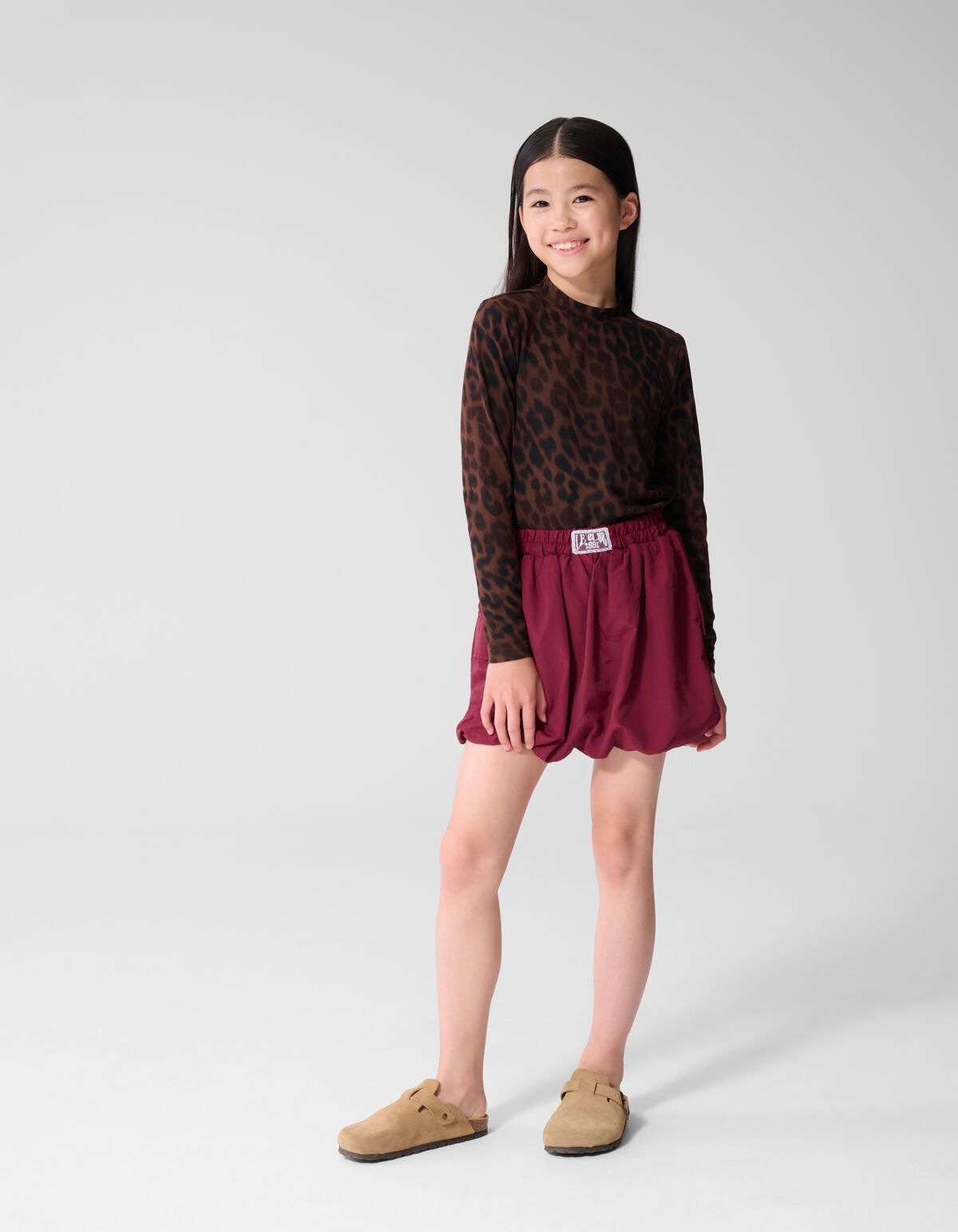 Parachute Balloon Fit Rok Donkerrood