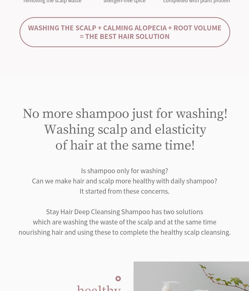 B Project - Stay Hair Diep Reinigende Shampoo