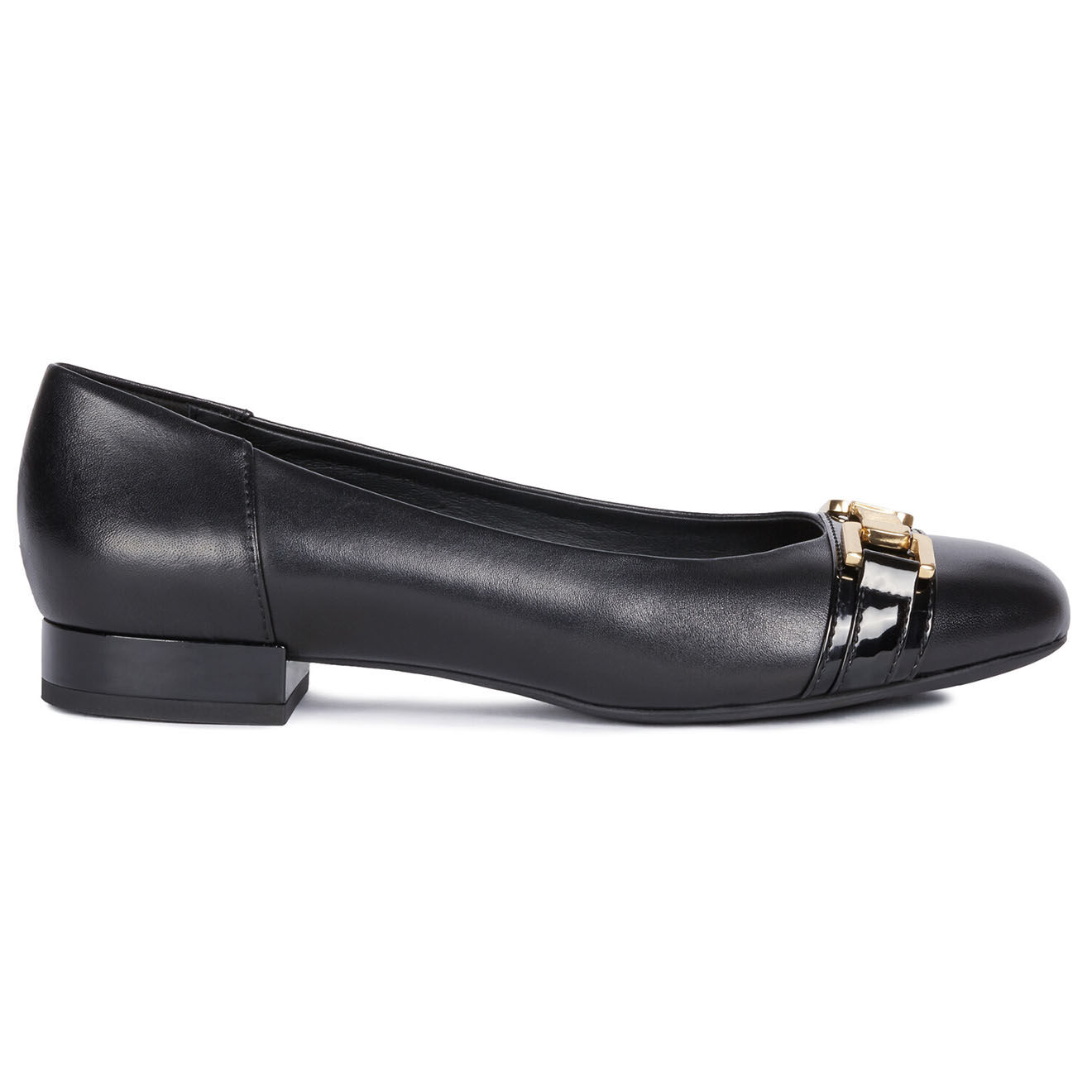 Geox Ballerines en Cuir Tatiana noires
