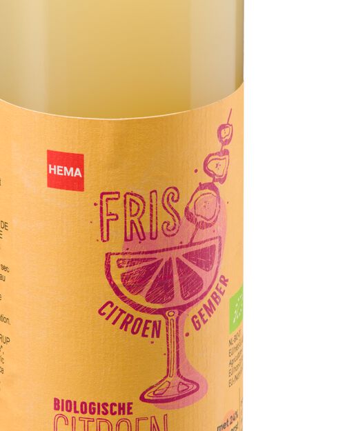 sirop citron gingembre 500ml