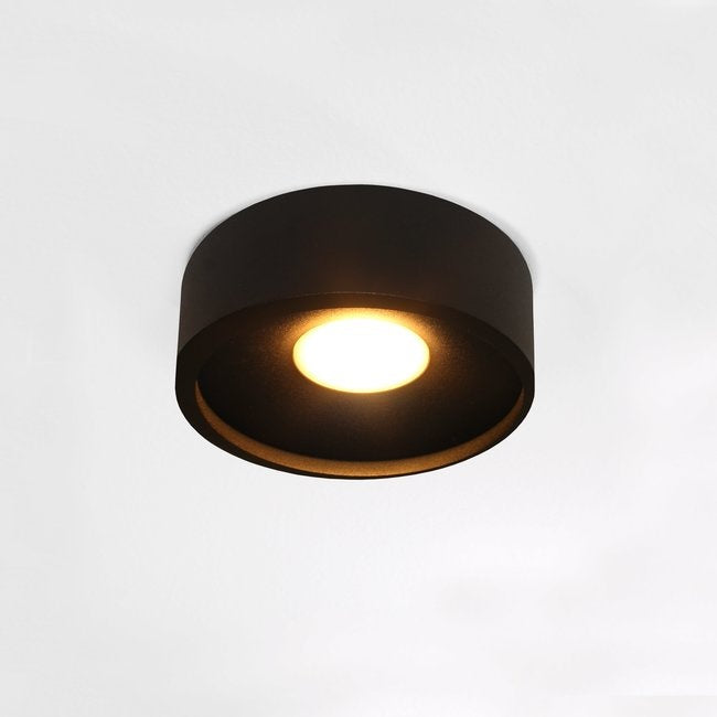 Artdelight Plafondlamp Orlando Zwart Ã 14cm
