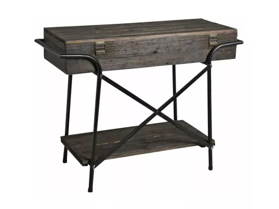 Console valise en bois Voyage
