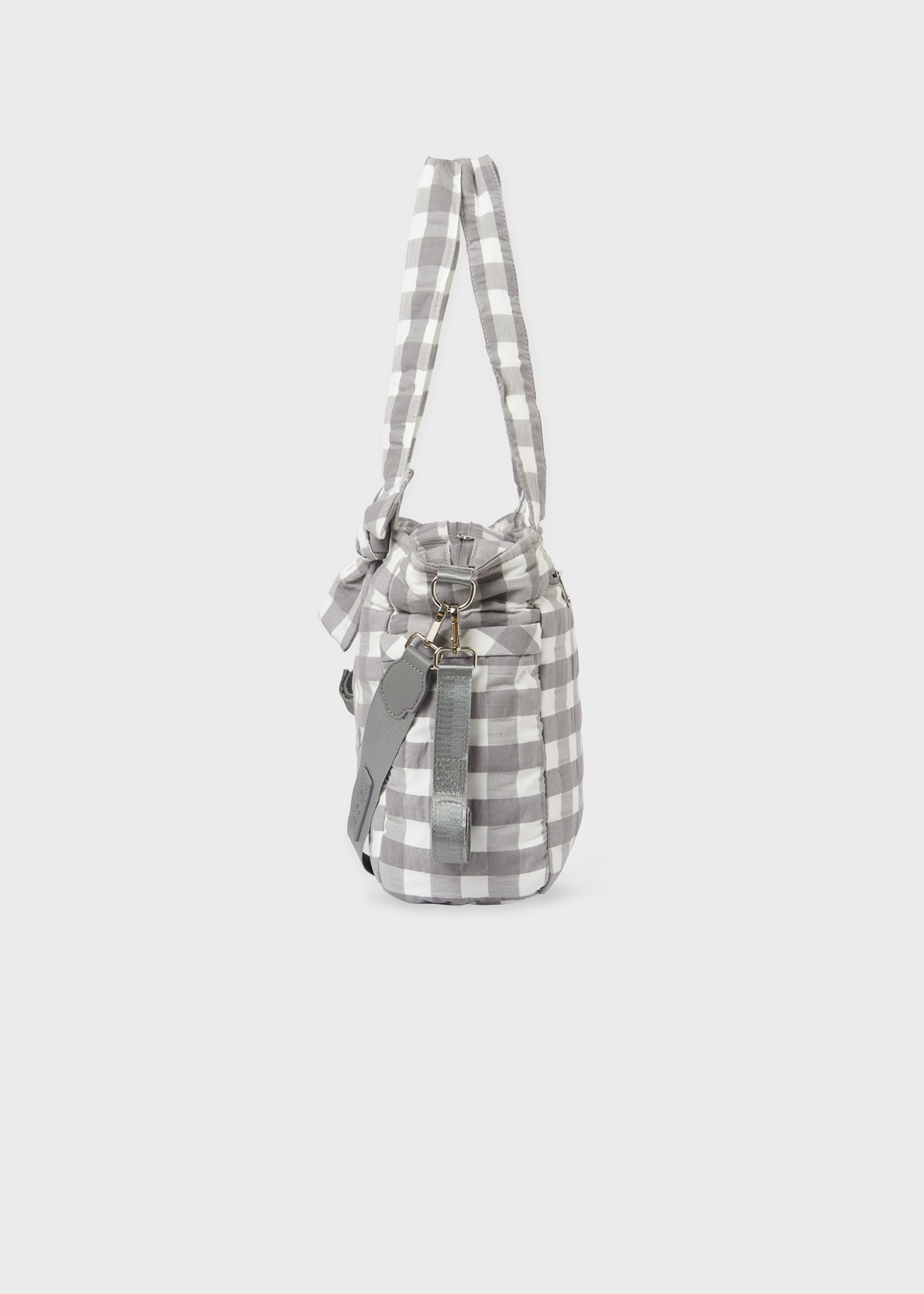bolsa de bebê xadrez vichy