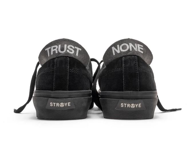 Straye Footwear Stanley Black Black Suede 7.5 US