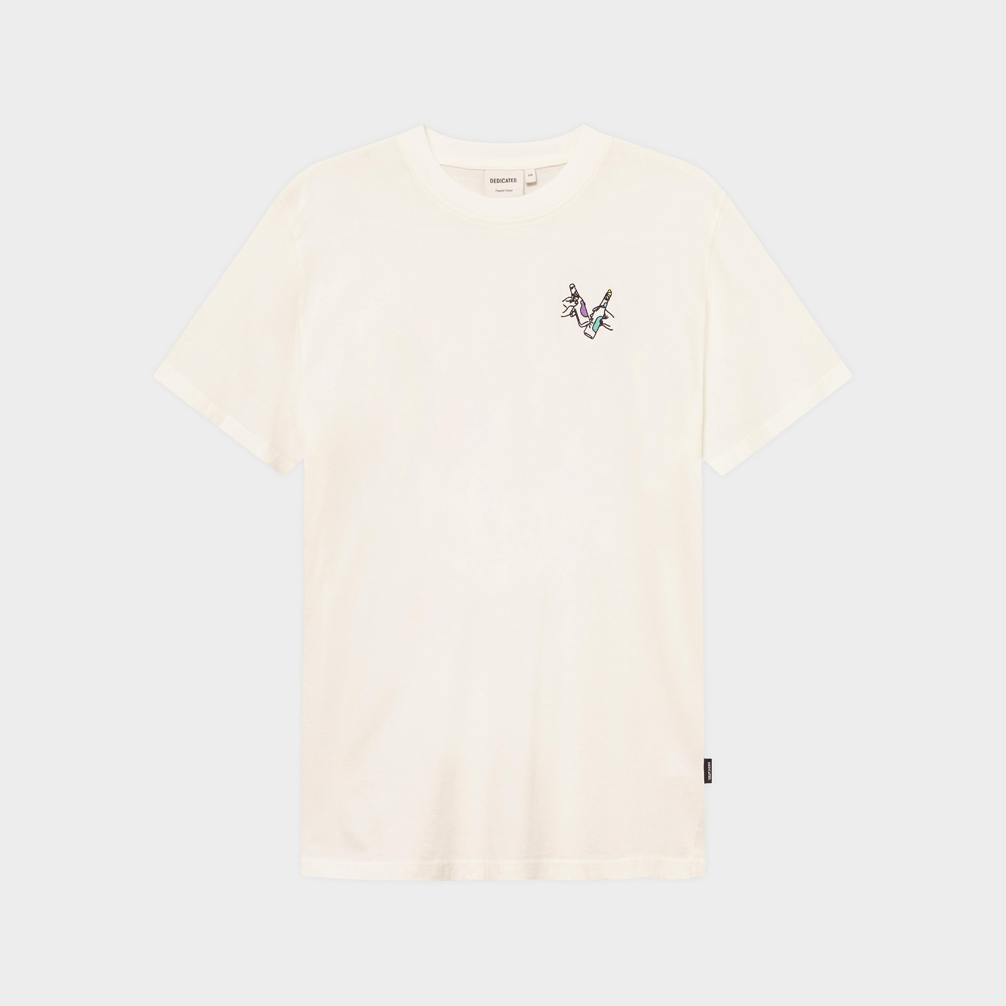 Dedicated T-Shirt Stockholm Cheers Off-White