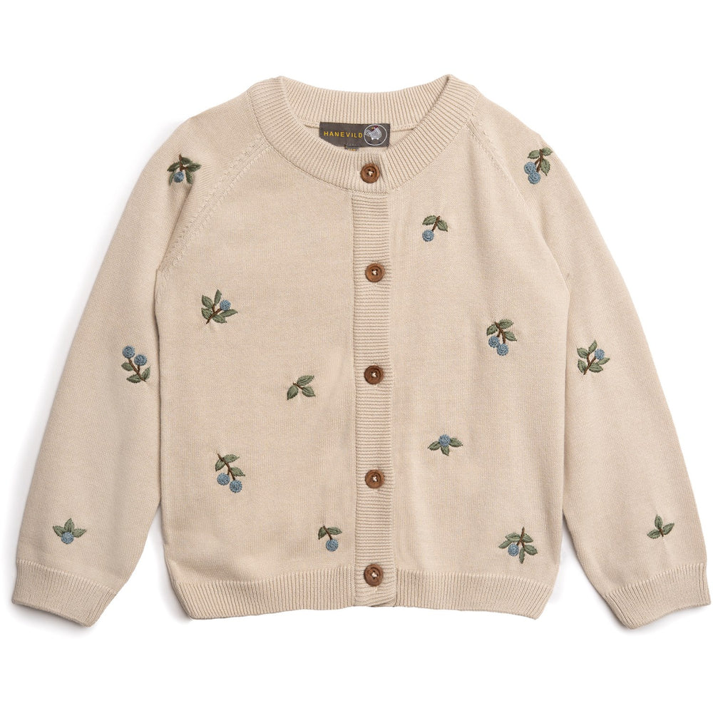Køb Hanevild Summer Sand Blueberry Cardigan