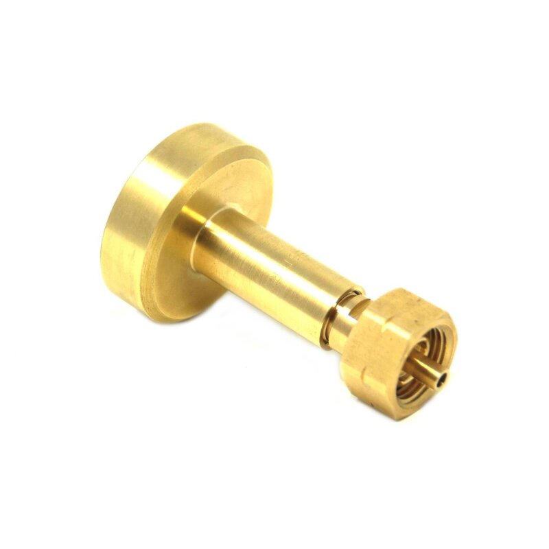 DREHMEISTER DISH LPG Adapter, Gasflaschen Adapter zum Befüllen von Gasflaschen W21,8x1/14 Zoll LH - 92mm