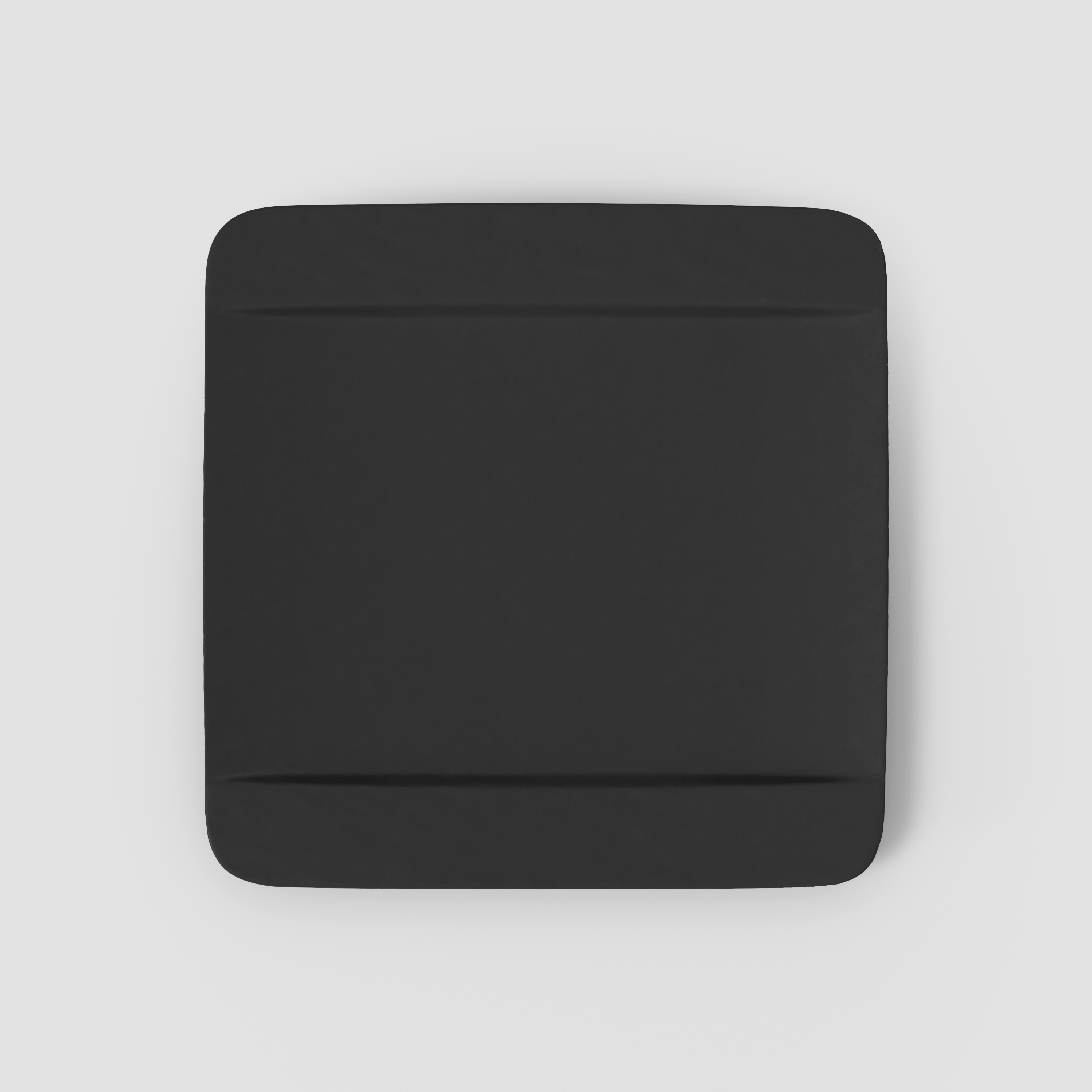 Manufacture Dinner plate Black, 11'' x 11'', Premium Porcelain