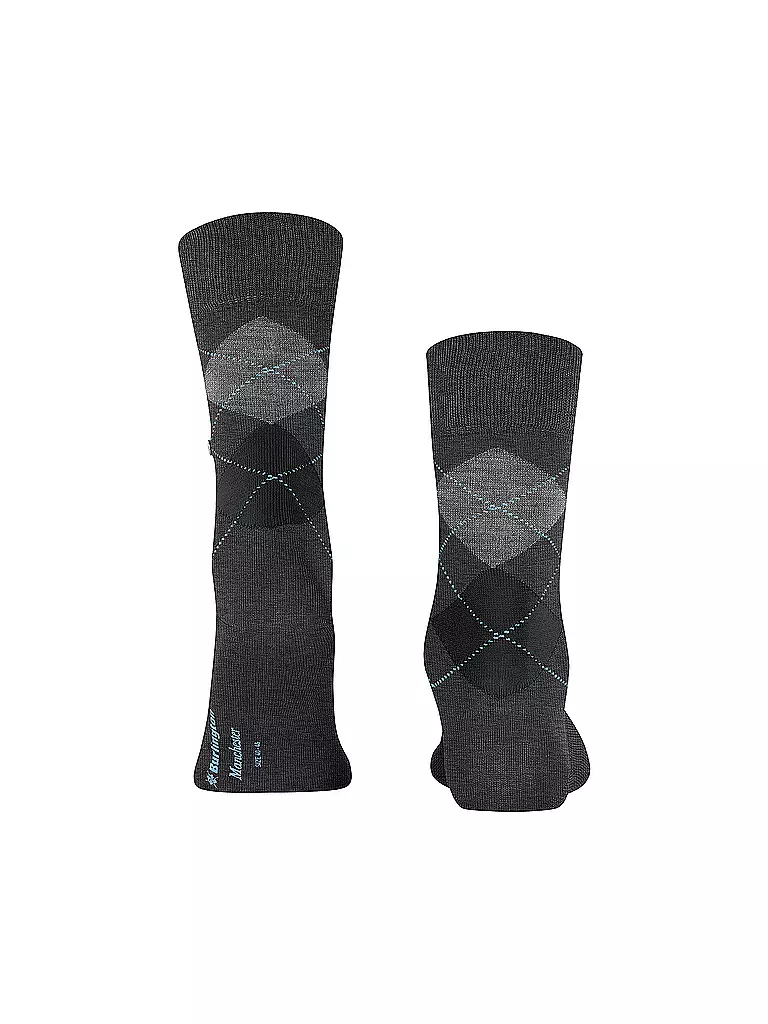 BURLINGTON Herren Socken 40-46 MANCHESTER anthracite melange grau