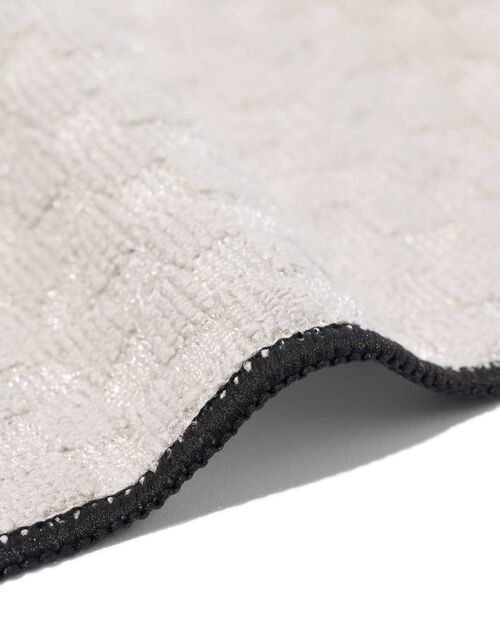 chiffon microfibre texturé 35x35 gris beige