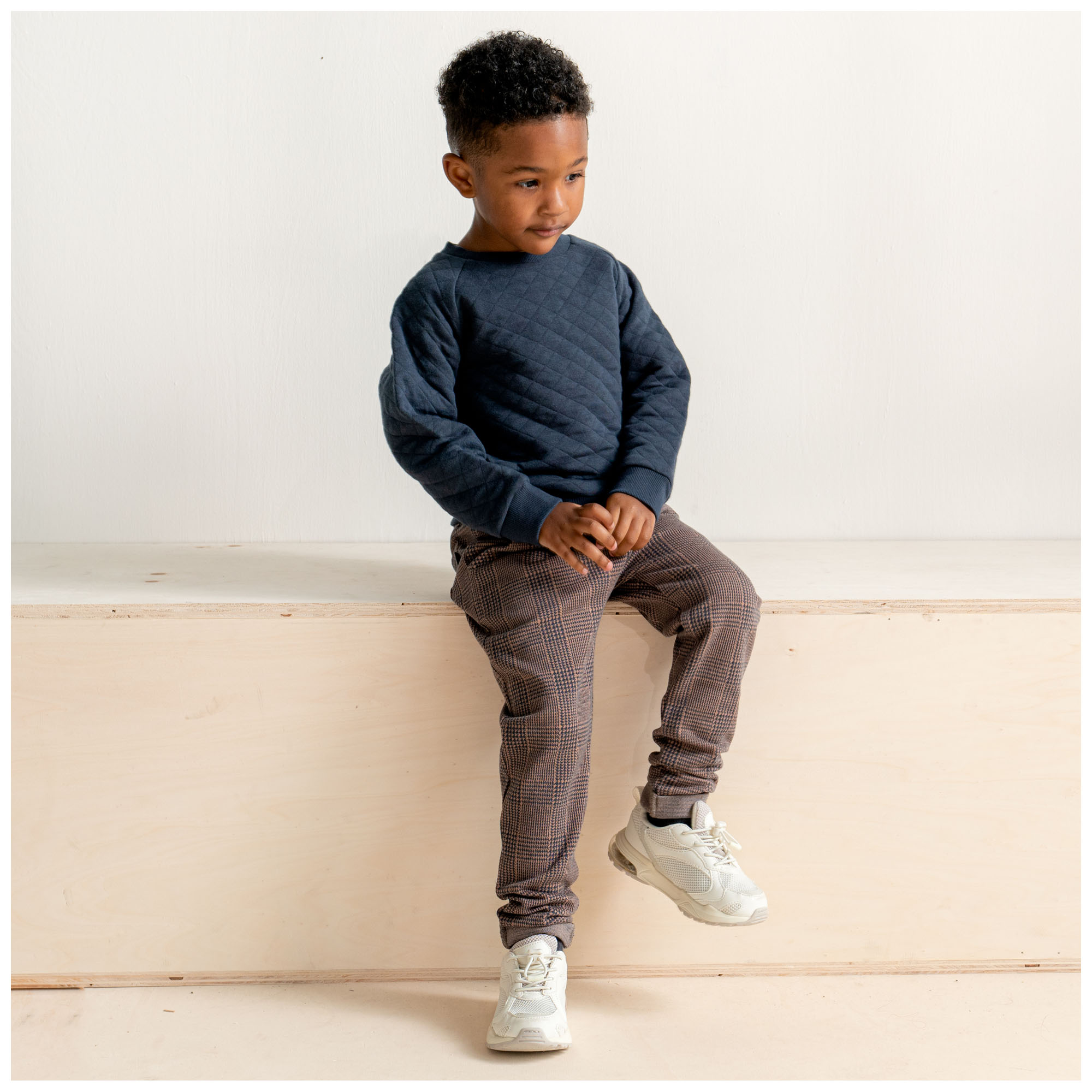 Prénatal peuter broek  ruit multi