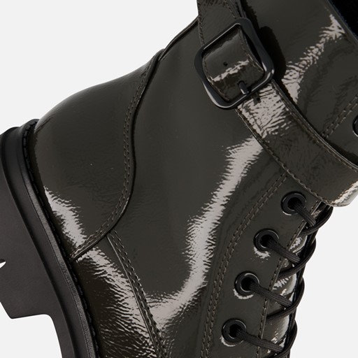 Tamaris Veterboots groen Lak