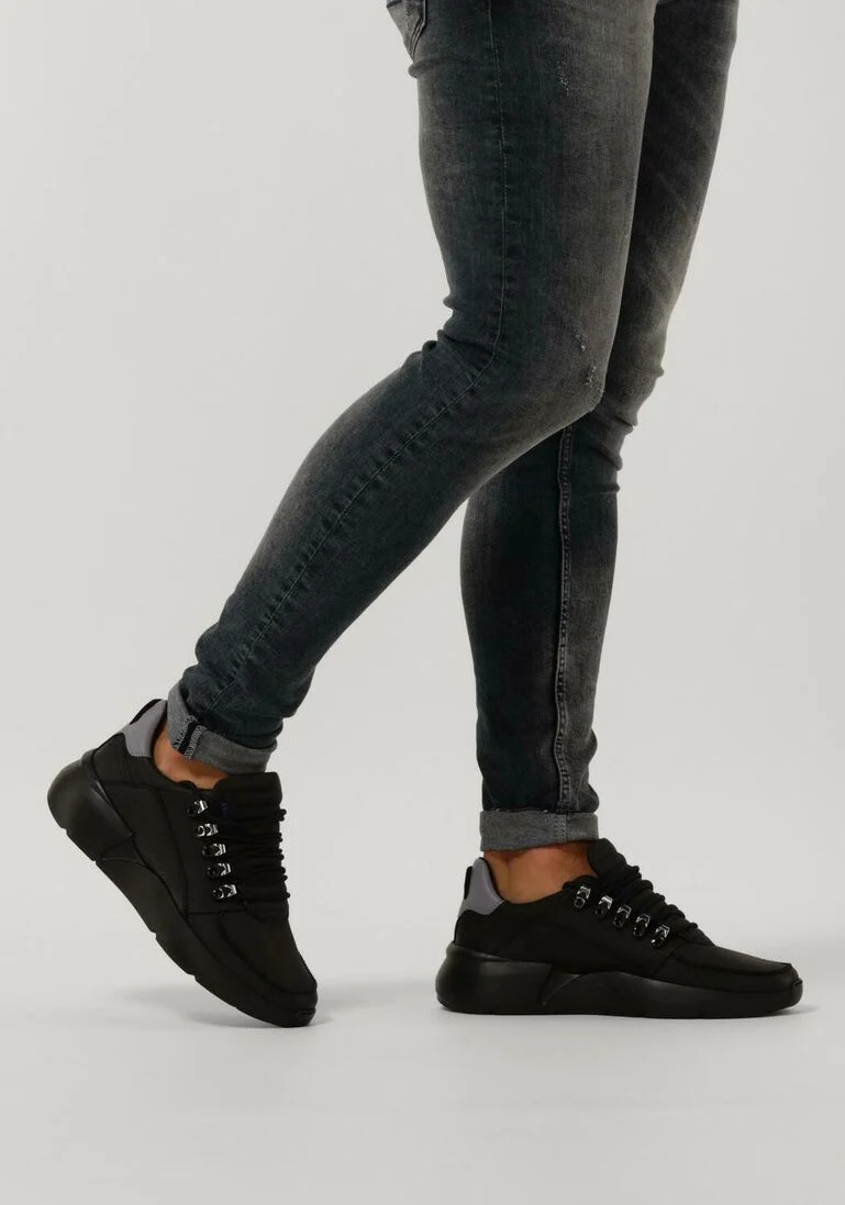 NUBIKK zwarte nubikk lage sneakers roque roman men