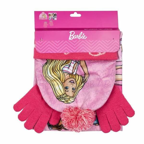 Hatt, Skjerf og Hansker Barbie 2-8 år