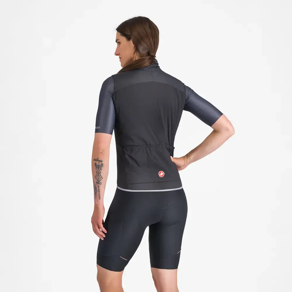 Castelli Unlimited Endurance DT Fietsbroek Kort Zwart Dames