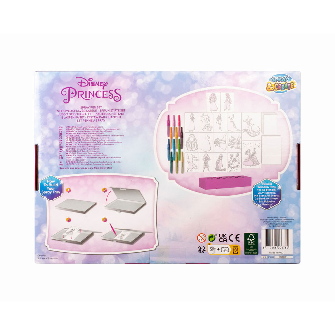 Disney Prinses Blaaspennen Set Deluxe