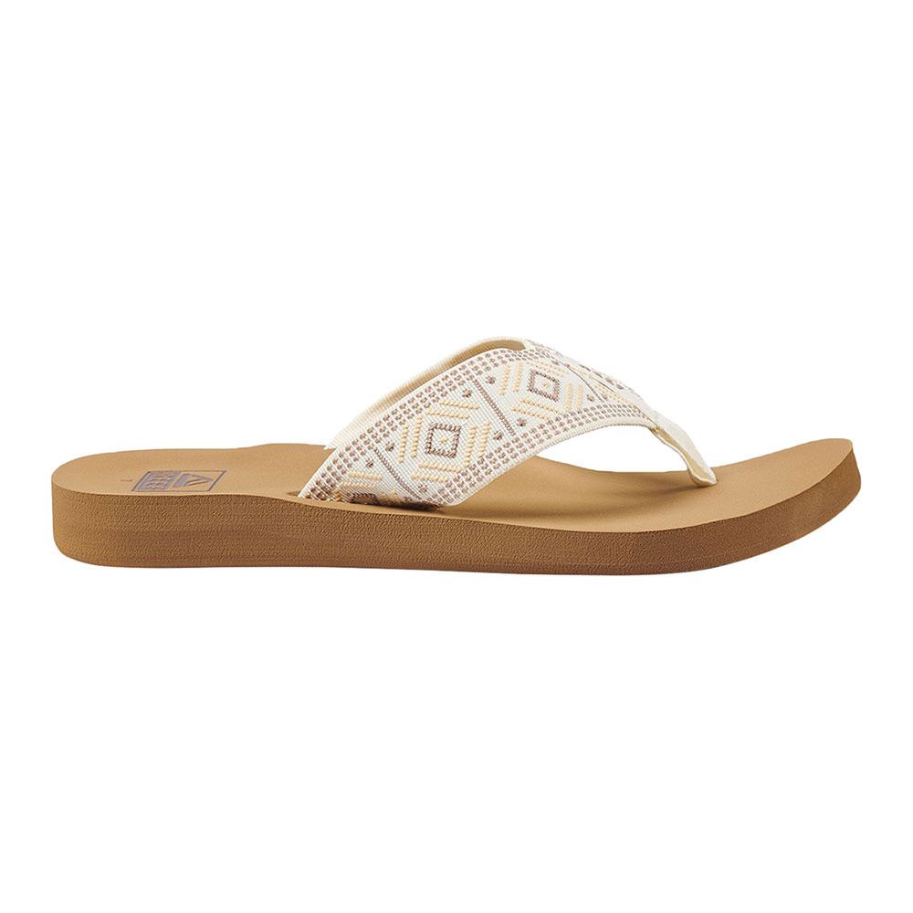 Reef SPRING WOVEN - Tongs Femme vintage white