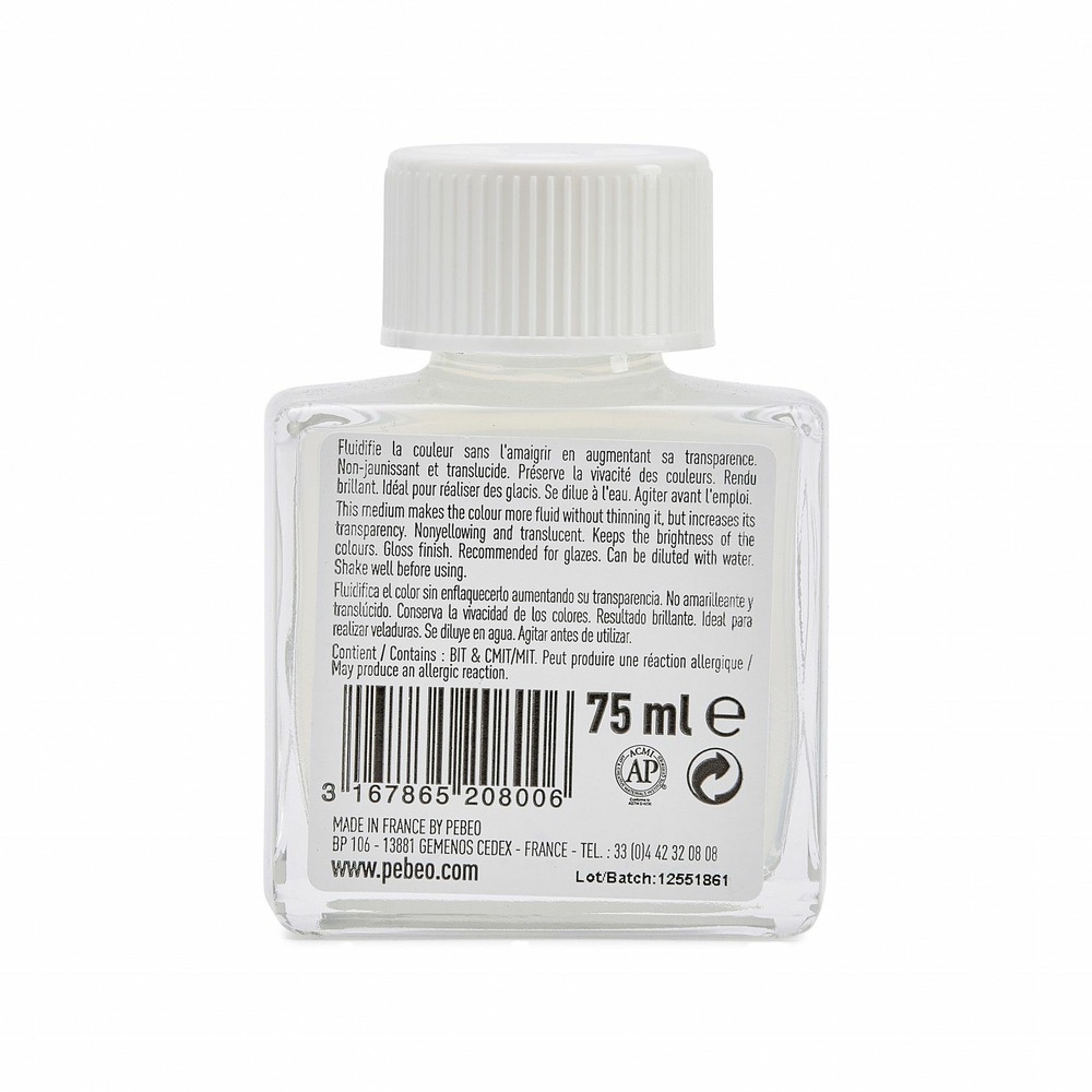 Médium acrylique brillant pour peinture - 75 ml