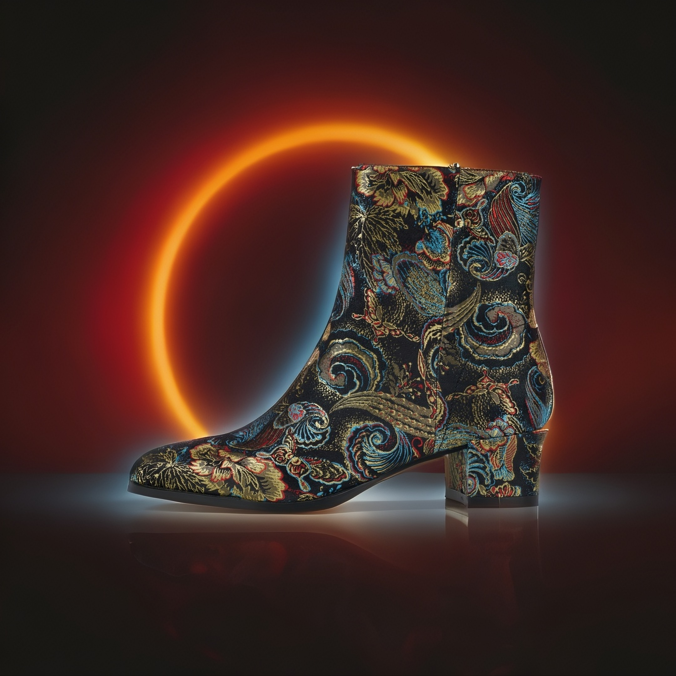 Shiny Shadow Lady Boot