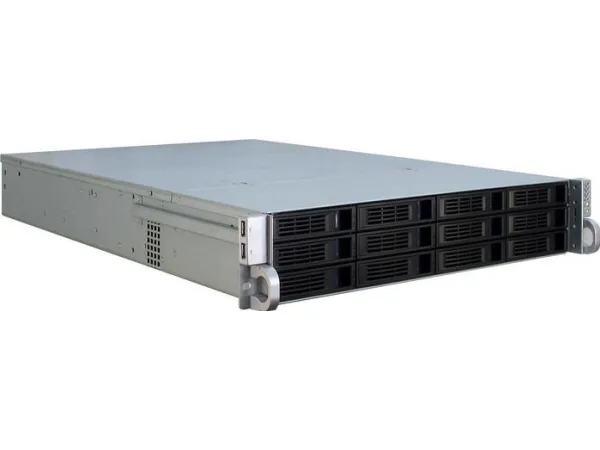 Inter-Tech IPC 2U-2412 - Rack-monterbar - 2U - SSI EEB - ingen strømforsyning - USB