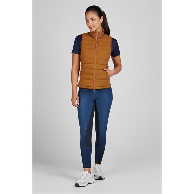 Bodywarmer Pikeur Sports Hybrid Bruin