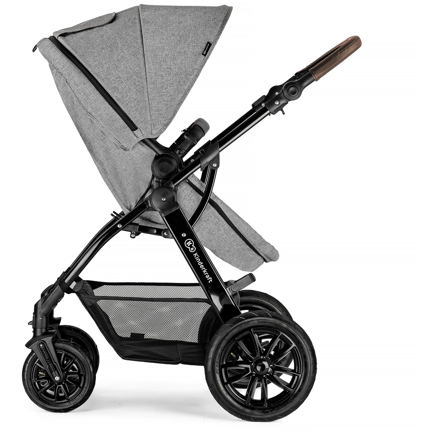 Kinderkraft Kombikinderwagen 3 in 1 Moov Grey Melange