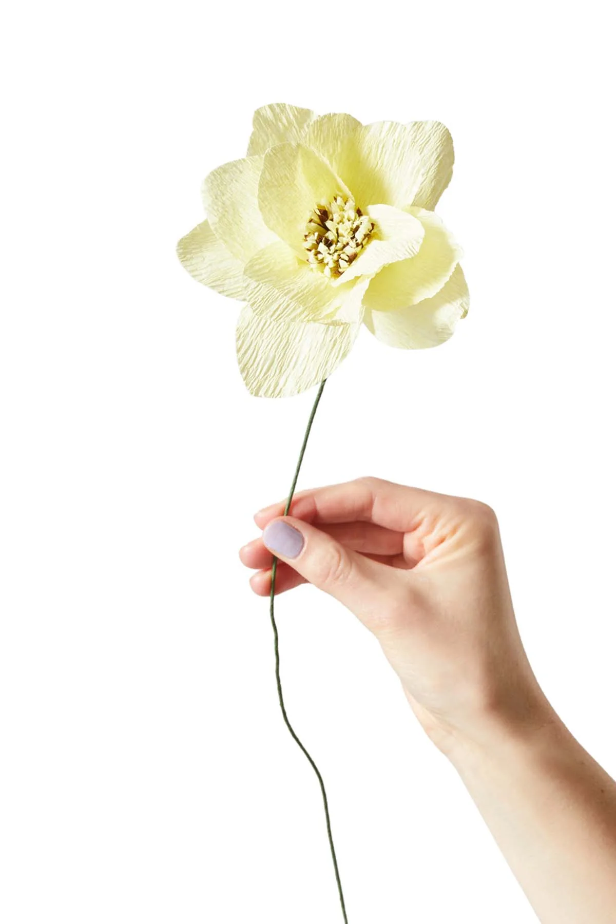 Studio About  Dahlia Papirblomst - Gul
