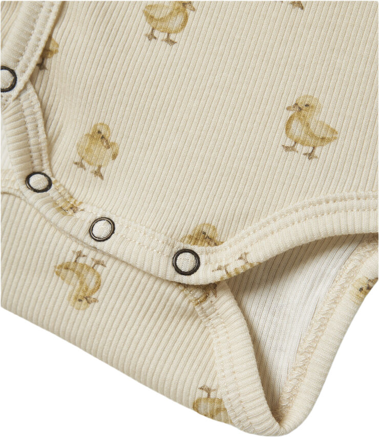 Lil' Atelier NBNLAVO EMO LS SLIM WRAP BODY LIL Turtledove/duck