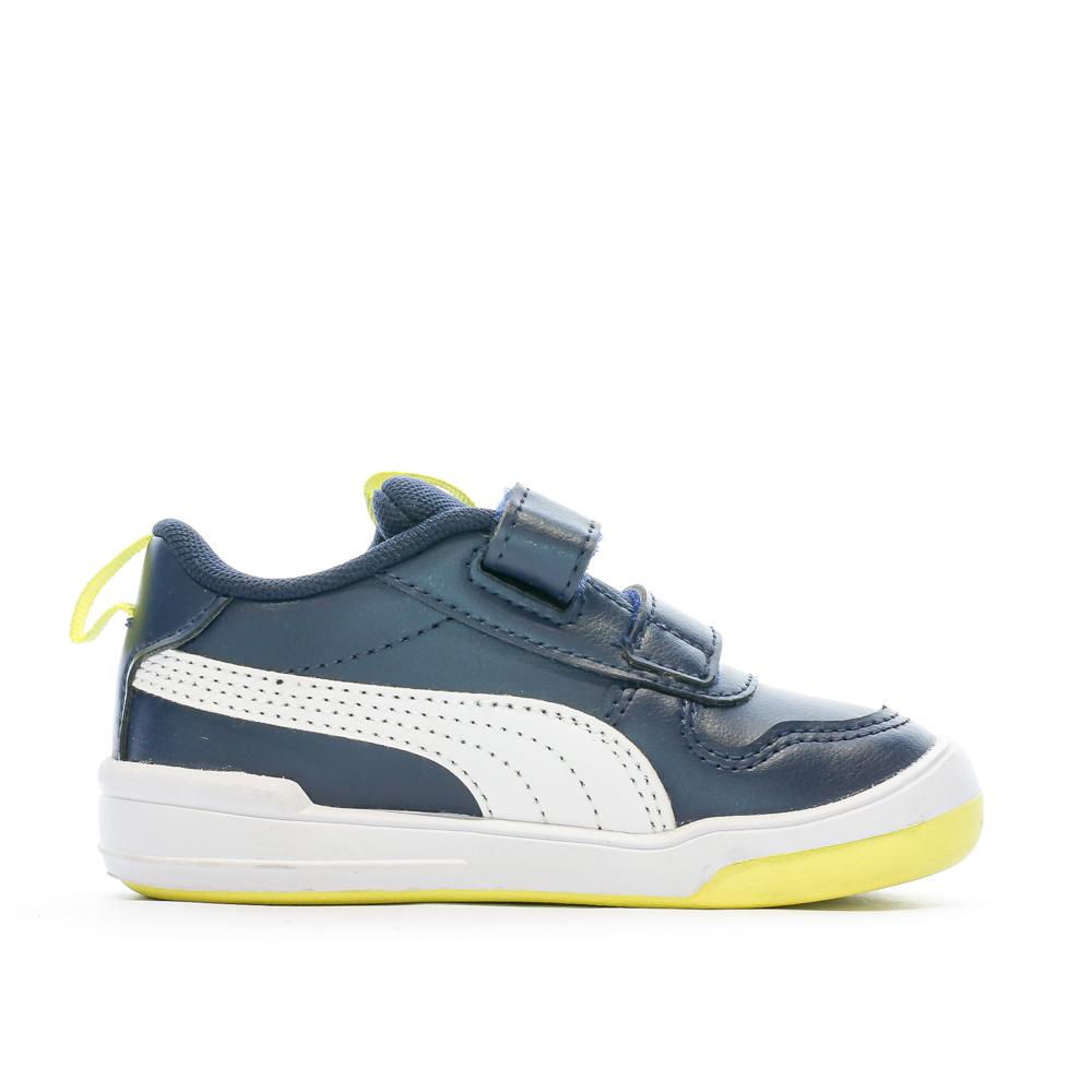 Puma Baskets Marine/Jaune Garçon Puma Multiflex