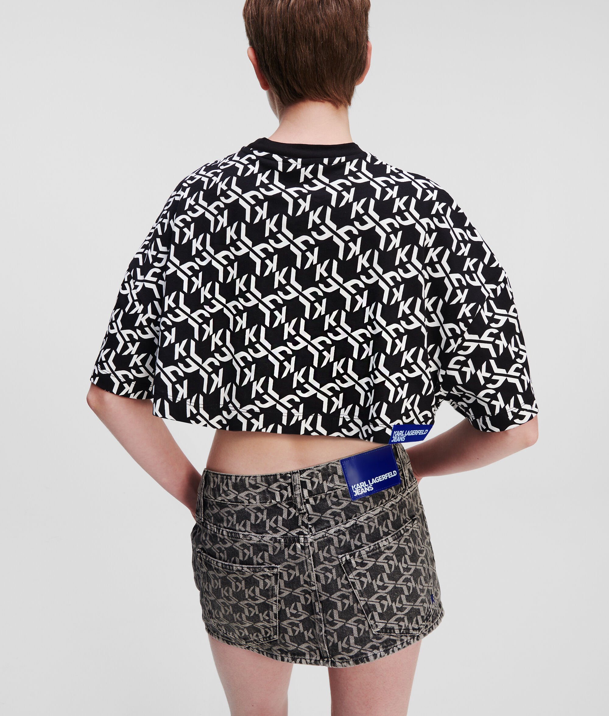 T-SHIRT BOXY KLJ MONOGRAM