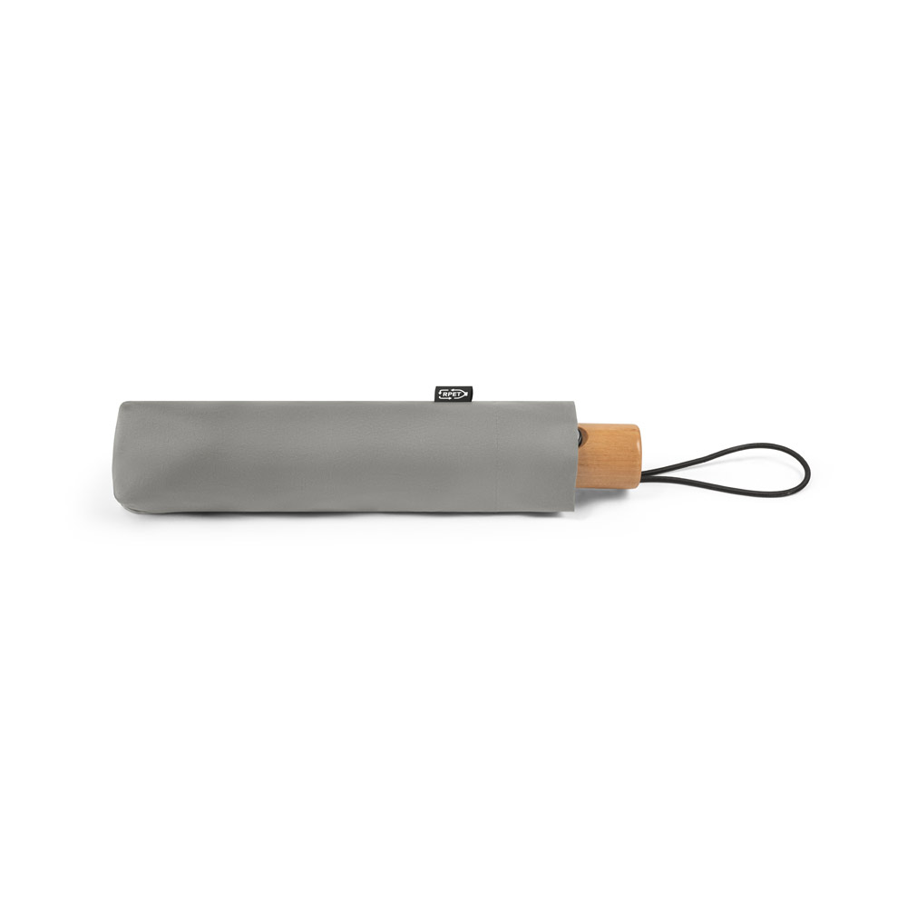 hi!dea 99040 - Parapluie pliable en polyester recyclé (100% rPET) 190T pongé à ouverture et fermeture automatiques