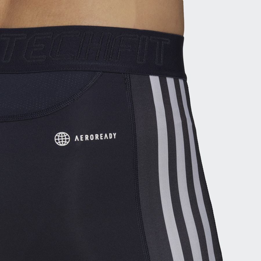 adidas Collant Techfit 3-Stripes - Bleu Marine/Blanc